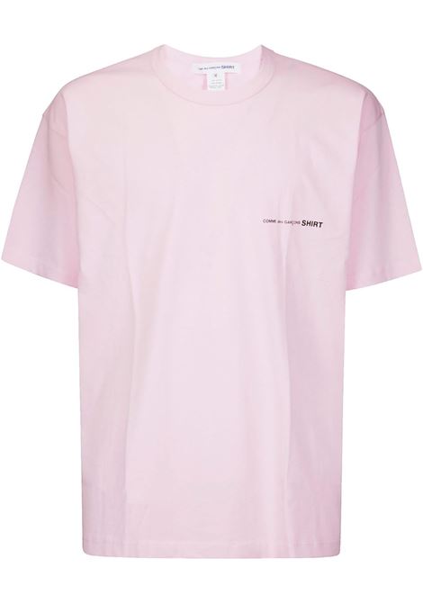 printed t-shirt man pink COMME DES GARÇONS SHIRT | FO-T0233